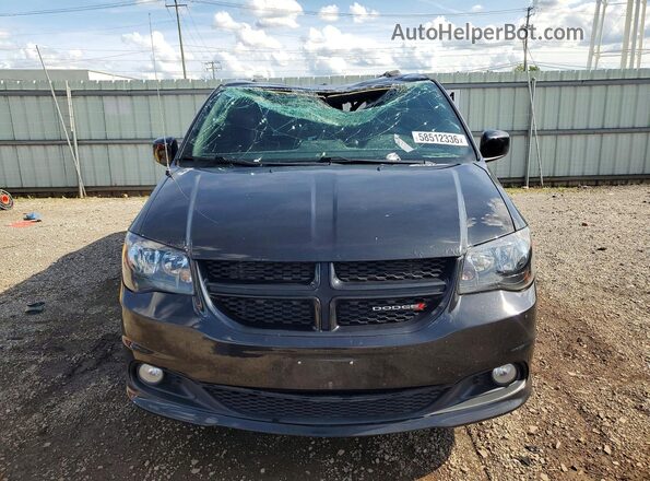 2C4RDGEG2JR299606 2018 DODGE GRAND Black Դիմացի տեսք