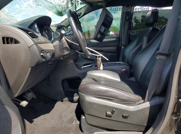 2C4RDGEG2JR299606 2018 DODGE GRAND Black Սալոնի դիմացի տեսք