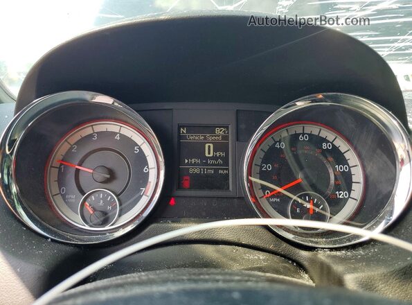 2C4RDGEG2JR299606 2018 DODGE GRAND Black Սարքավորումների վահանակի տեսք