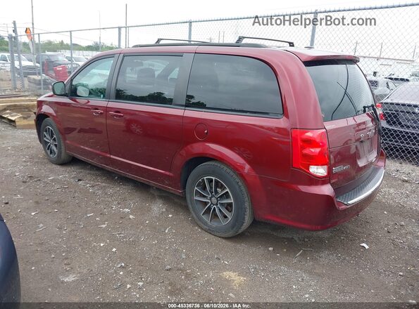 2C4RDGEG2JR336914 2018 DODGE GRAND CARAVAN Red Trasero izquierdo