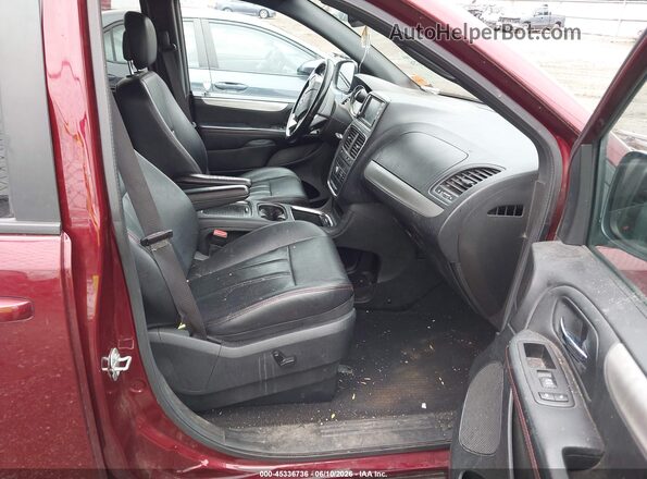 2C4RDGEG2JR336914 2018 DODGE GRAND CARAVAN Red Vista interior delantera