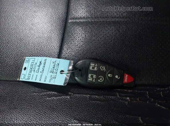 2C4RDGEG3GR312016 2016 DODGE GRAND CARAVAN Black 