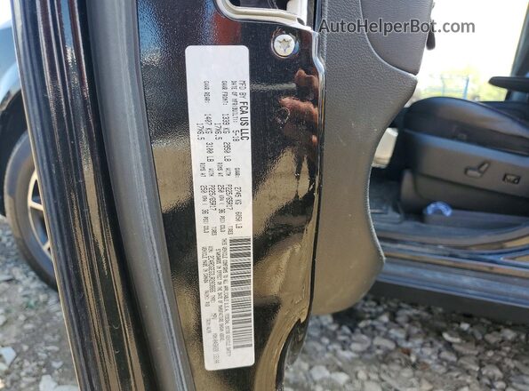 2C4RDGEG3JR283866 2018 DODGE GRAND Black VIN sticker view