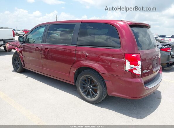 2C4RDGEG3KR690118 2019 DODGE GRAND CARAVAN Red Rear left