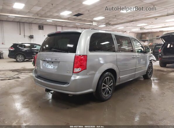 2C4RDGEG6HR715487 2017 DODGE GRAND CARAVAN Серебряный Задняя правая четверть