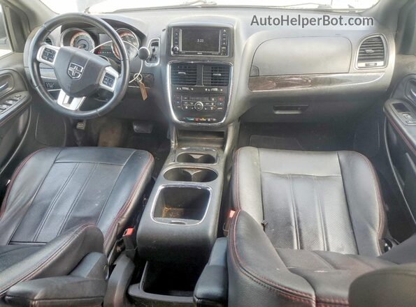 2C4RDGEG6JR280993 2018 DODGE GRAND Gray Vista del salpicadero