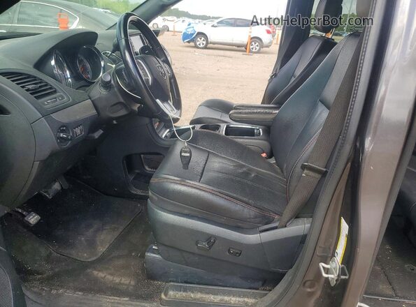 2C4RDGEG6LR178936 2020 DODGE GRAND Charcoal Вид салону спереду