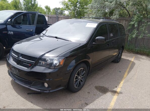 2C4RDGEG8JR346475 2018 DODGE GRAND CARAVAN Black Vista tres cuartos delantera izquierda