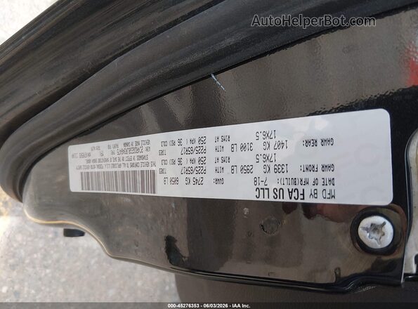 2C4RDGEG8JR346475 2018 DODGE GRAND CARAVAN Black Vista del compartimento del motor