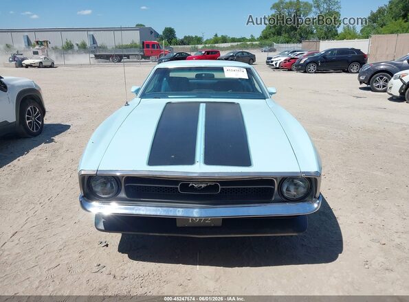 2F01H224112       1972 FORD MUSTANG Light Blue Вид щитка приборов