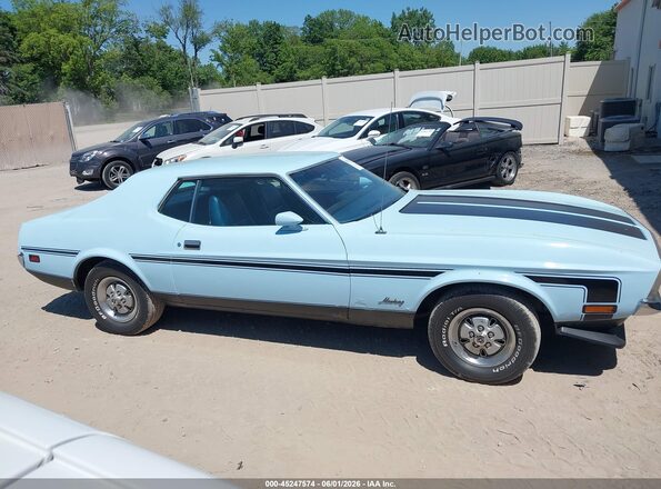 2F01H224112       1972 FORD MUSTANG Light Blue Вид задней части салона