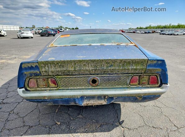 2F05F240261 1972 FORD MUSTANG Синий Вид сзади