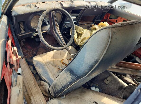 2F05F240261 1972 FORD MUSTANG Синий Вид панели приборов