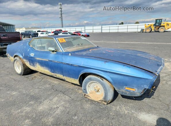 2F05F240261 1972 FORD MUSTANG Синий Передняя правая четверть