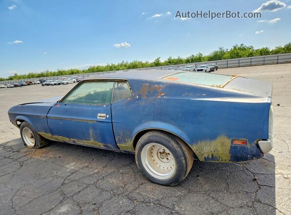 2F05F240261 1972 FORD MUSTANG Синий Задняя левая четверть