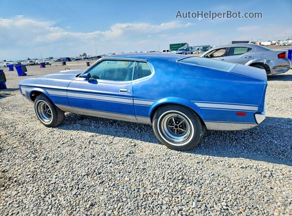 2F05Q194657 1972 FORD MUSTANG Синий Задняя левая четверть