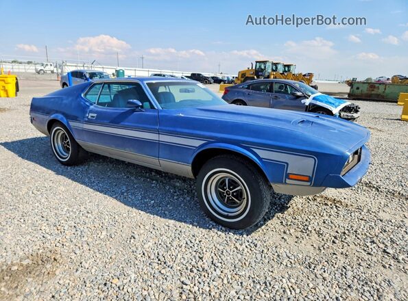 2F05Q194657 1972 FORD MUSTANG Синий Передняя правая четверть