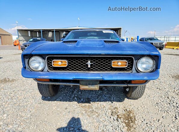 2F05Q194657 1972 FORD MUSTANG Синий Вид спереди