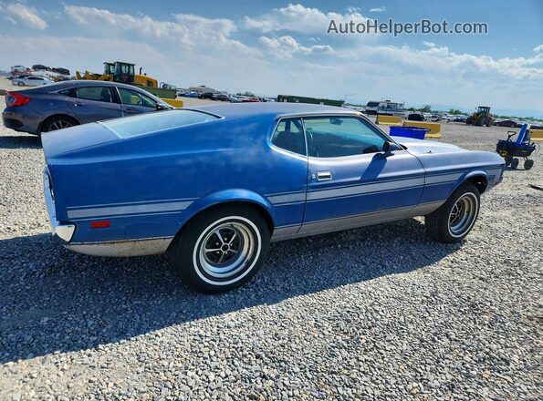 2F05Q194657 1972 FORD MUSTANG Синий Задняя правая четверть
