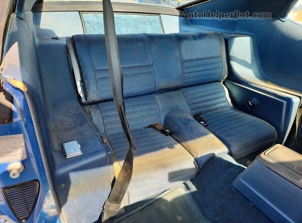 2F05Q194657 1972 FORD MUSTANG Синий Вид задних сидений