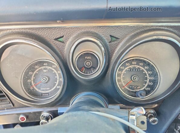 2F05Q194657 1972 FORD MUSTANG Синий Вид щитка приборов