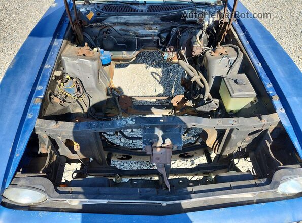 2F05Q194657 1972 FORD MUSTANG Синий Вид задней части салона