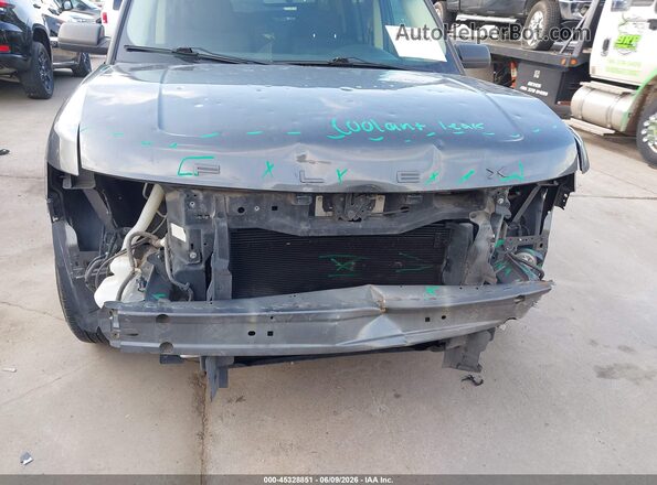 2FMGK5B80HBA13782 2017 FORD FLEX Gray Vista frontal