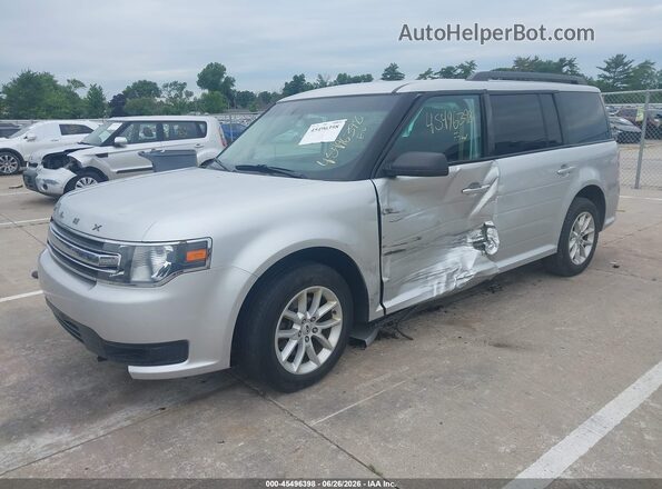 2FMGK5B80JBA02156 2018 FORD FLEX Silver წინა მარცხენა ხედი სამი მეოთხედიდან