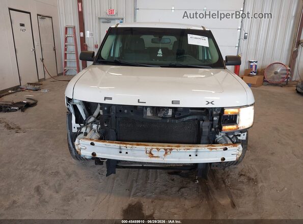 2FMGK5B81GBA13742 2016 FORD FLEX White Widok z przodu