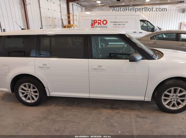 2FMGK5B81GBA13742 2016 FORD FLEX White Widok wnętrza z tyłu