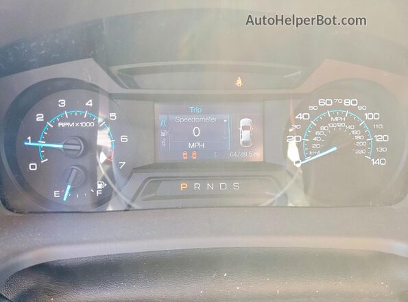 2FMGK5B81HBA08381 2017 FORD FLEX Silver Vista del cuadro de instrumentos