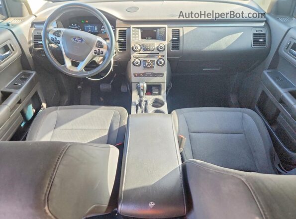 2FMGK5B81KBA24619 2019 FORD FLEX Серый Вид панели приборов
