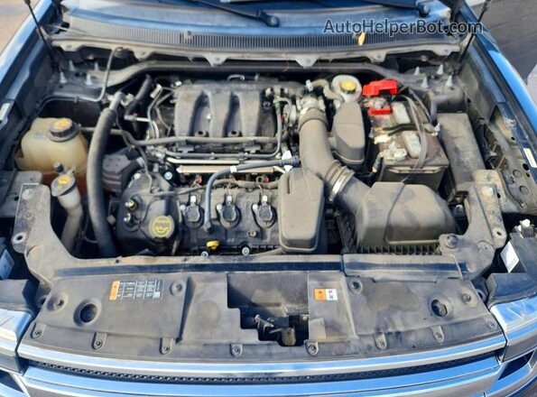 2FMGK5B81KBA24619 2019 FORD FLEX Серый Вид подкапотного пространства
