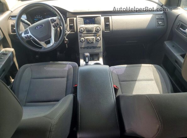 2FMGK5B83JBA03317 2018 FORD FLEX Silver Առջևի վահանակի տեսք