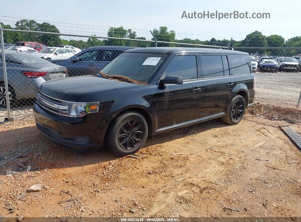 2FMGK5B86GBA19214 2016 FORD FLEX Black Vista tres cuartos delantera izquierda
