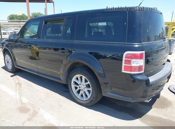 2FMGK5B87GBA12577 2016 FORD FLEX Black Rear left