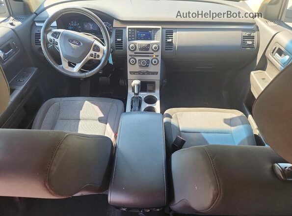 2FMGK5B87KBA31333 2019 FORD FLEX Silver Առջևի վահանակի տեսք