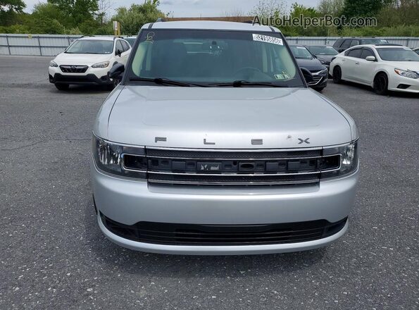 2FMGK5B87KBA31333 2019 FORD FLEX Silver Դիմացի տեսք