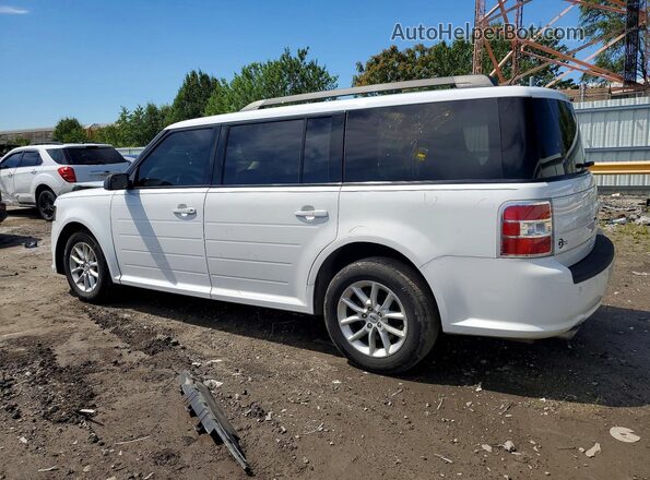 2FMGK5B88KBA33933 2019 FORD FLEX White Задня ліва чверть