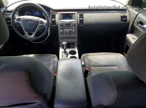 2FMGK5B88KBA33933 2019 FORD FLEX White Вид панелі приладів