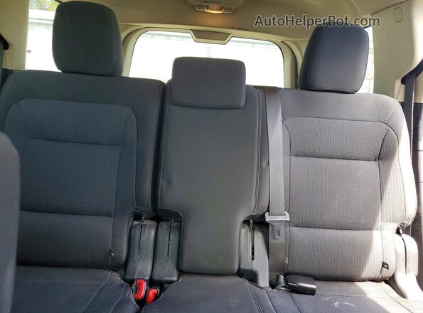 2FMGK5B88KBA33933 2019 FORD FLEX White Вид задніх сидінь