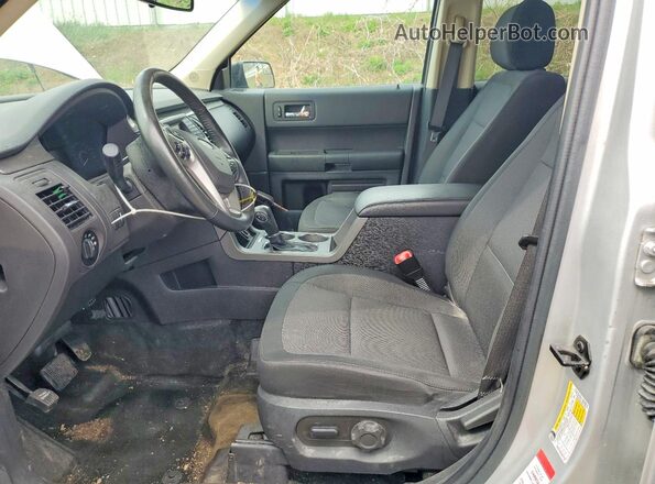 2FMGK5B89GBA18400 2016 FORD FLEX Gray Вид салону спереду