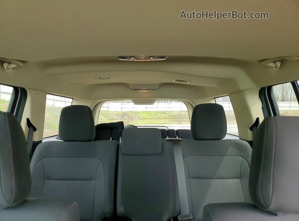 2FMGK5B89GBA18400 2016 FORD FLEX Gray Вид задніх сидінь