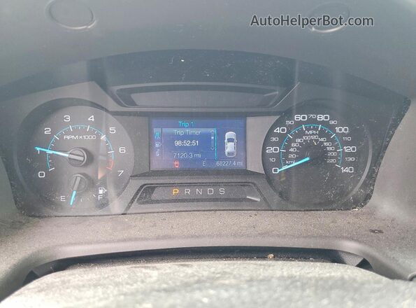 2FMGK5B89GBA18400 2016 FORD FLEX Gray Вид щитка приладів