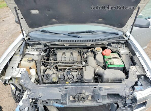 2FMGK5B89GBA18400 2016 FORD FLEX Gray Вид підкапотного простору