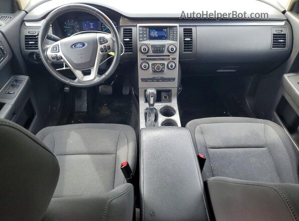 2FMGK5B89GBA18400 2016 FORD FLEX Gray Вид панелі приладів