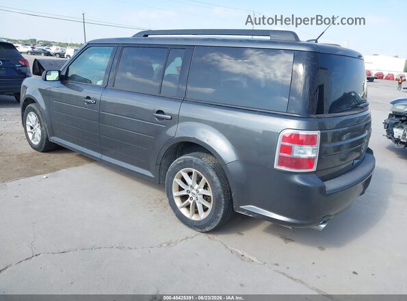 2FMGK5B89JBA11826 2018 FORD FLEX Gray Rear left