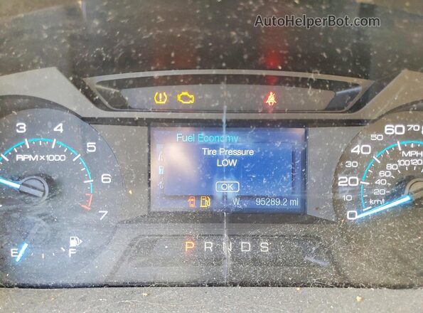 2FMGK5B8XHBA01610 2017 FORD FLEX Blue Widok zestawu wskaźników