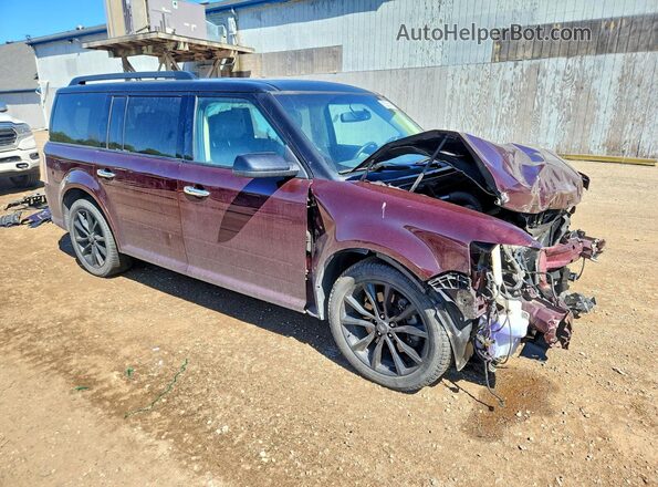 2FMGK5C80KBA07843 2019 FORD FLEX Purple Przód prawy