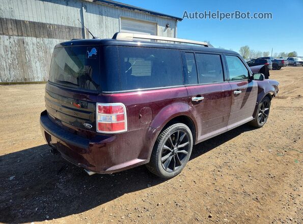2FMGK5C80KBA07843 2019 FORD FLEX Purple Tył prawy